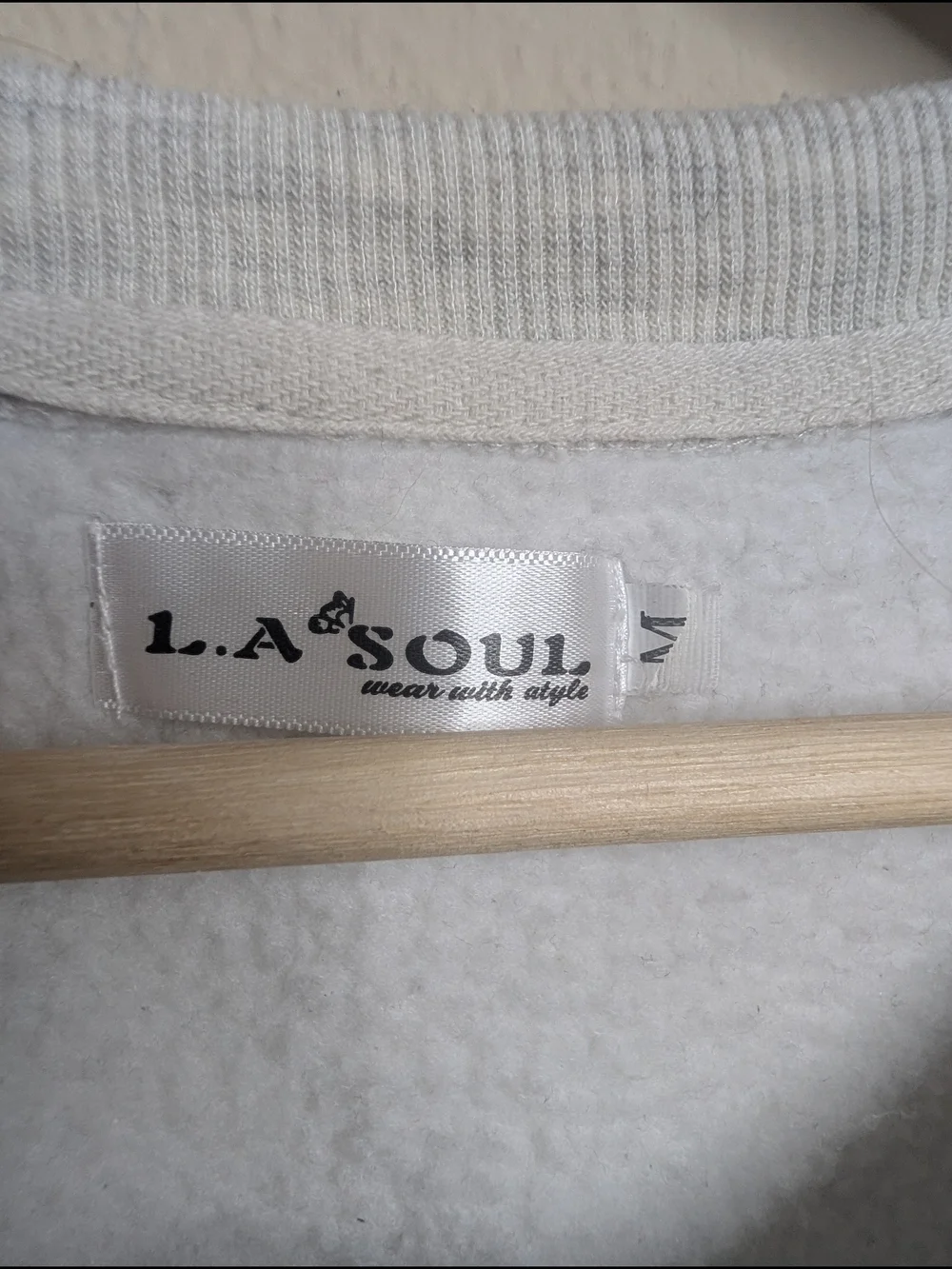 L.A. Soul Hedgehog Print Sweatshirt Crewneck Pullover Women's M Gray Cottagecore - Picture 5 of 7